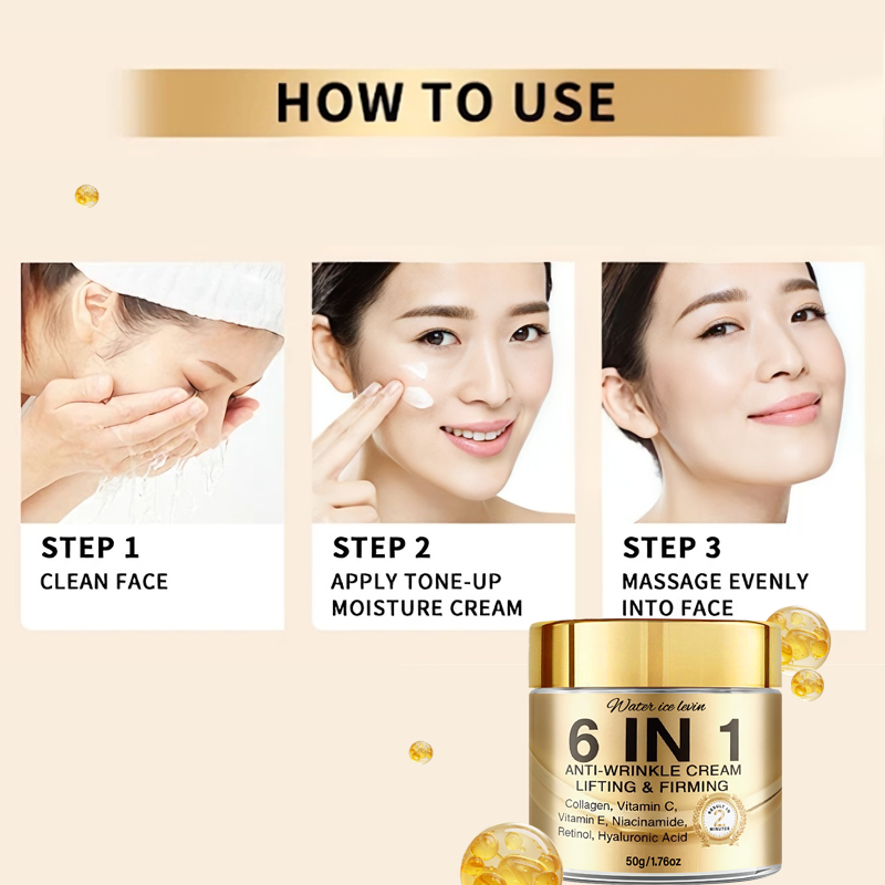 Crema Antiarrugas 6 en 1. Elev - Skincare Retinol reseña y precio