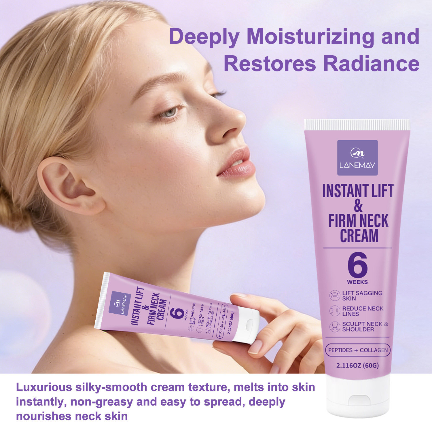 Crema Reafirmante Instantánea  - Peptide Neck Cream reseña y precio
