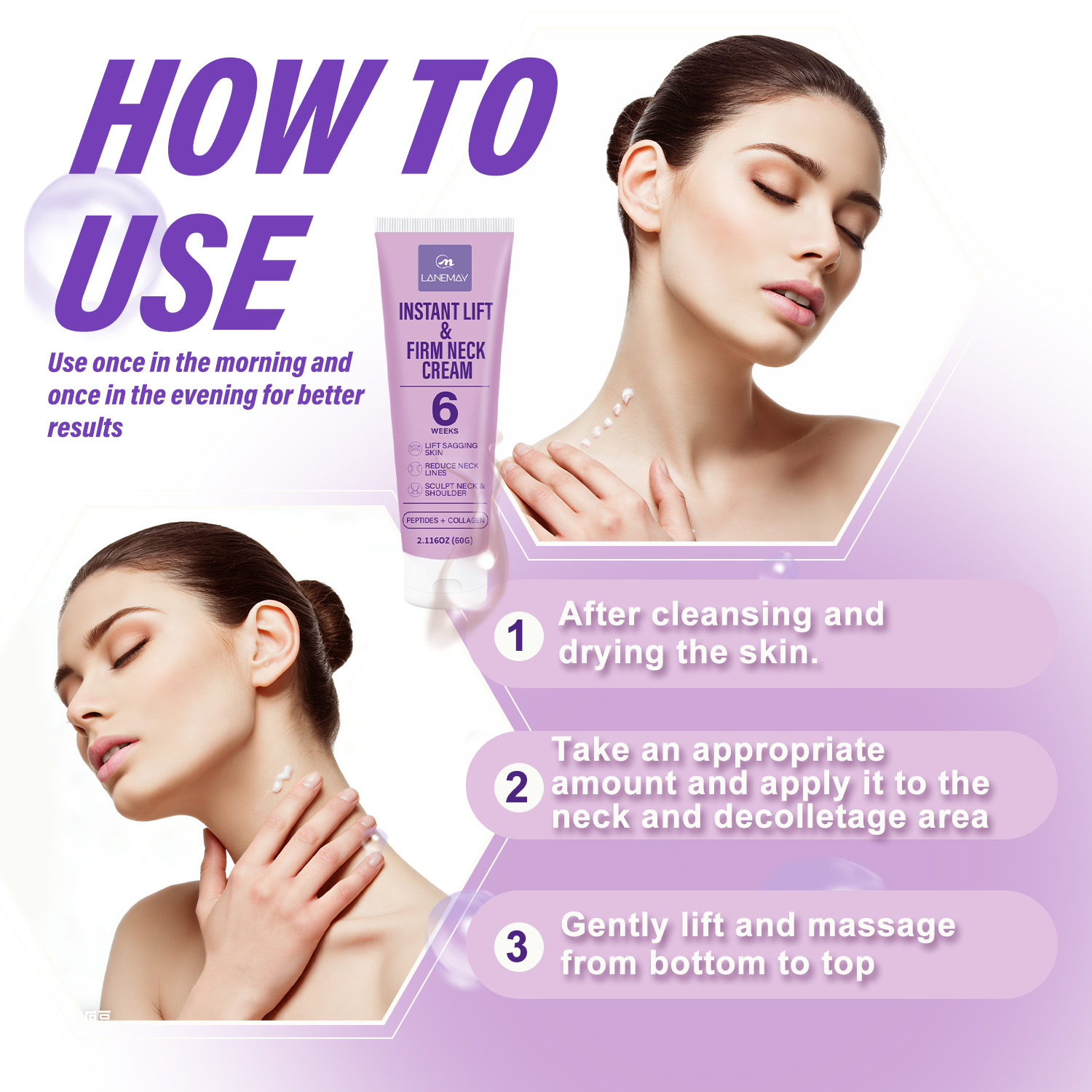 Crema Reafirmante Instantánea  - Peptide Neck Cream reseña y precio