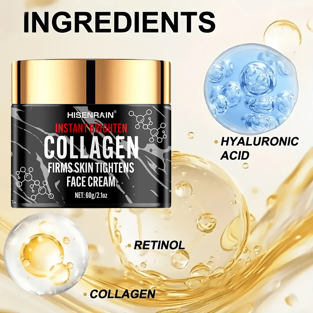 HISENRAIN Crema facial de colá - Skincare Retinol reseña y precio