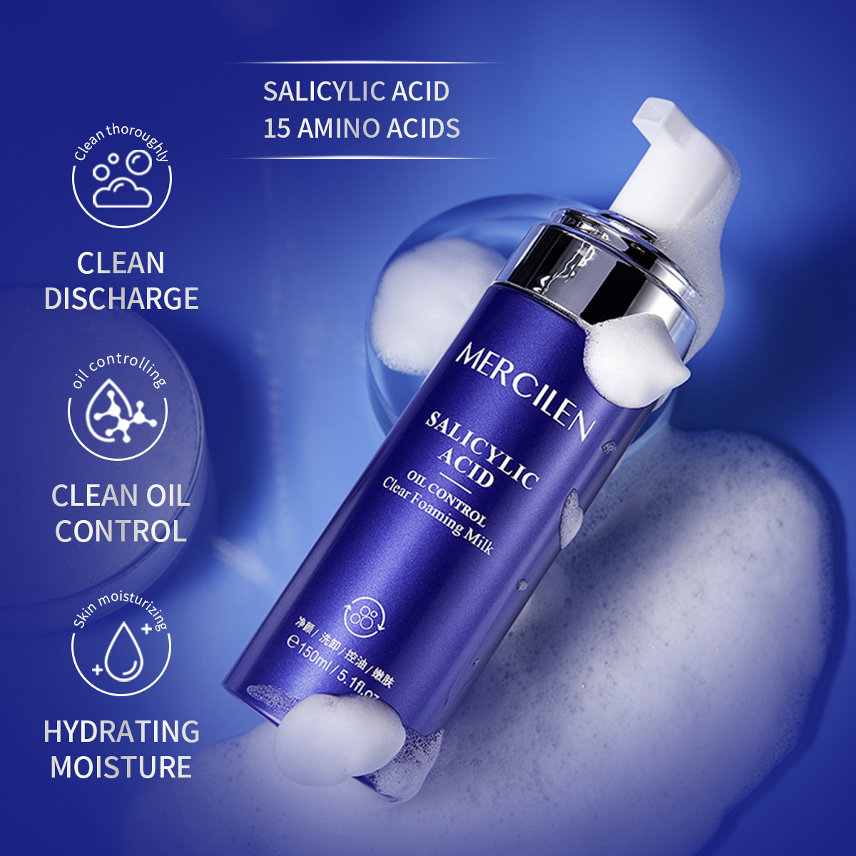 Limpiador Facial en Espuma con - Salicylic Acid Cleanser reseña y precio