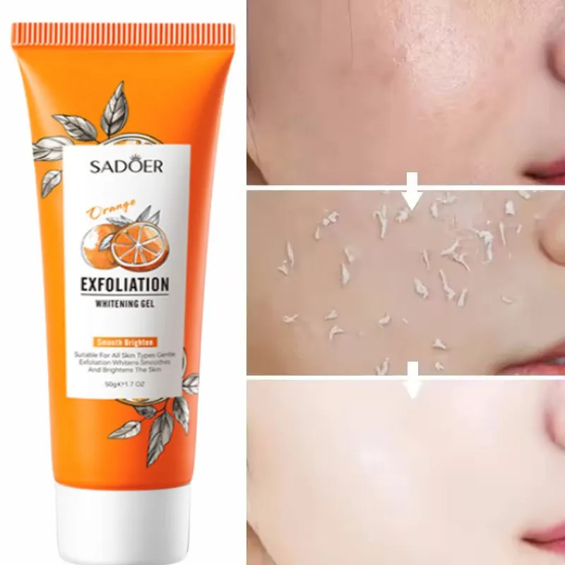 Gel exfoliante de color naranj - Peptide Neck Cream reseña y precio